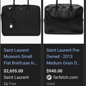 St Laurent Museum Briefcase
